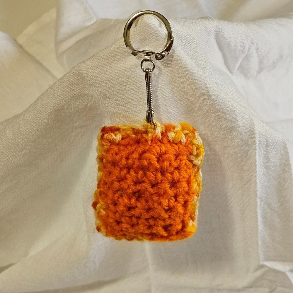 Crochet Toaster Pastry Keychain - Picture 3 of 3